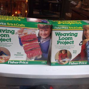 1984 fisher price weaving craft kit.   to make. set of 2